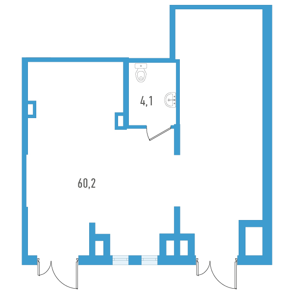 Планировка квартиры №104306