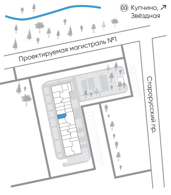 Расположение дома