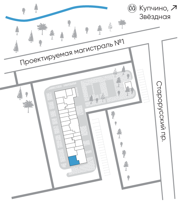 Расположение дома