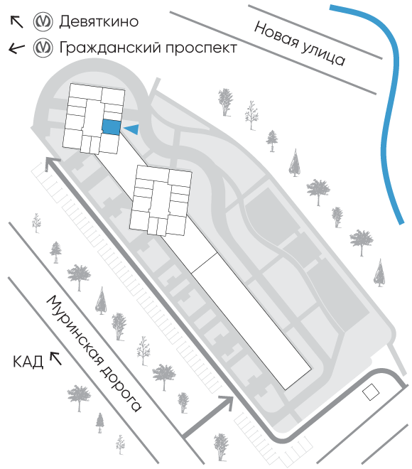 Расположение дома