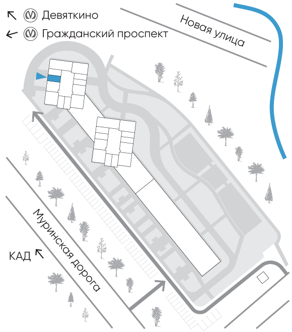 Расположение дома