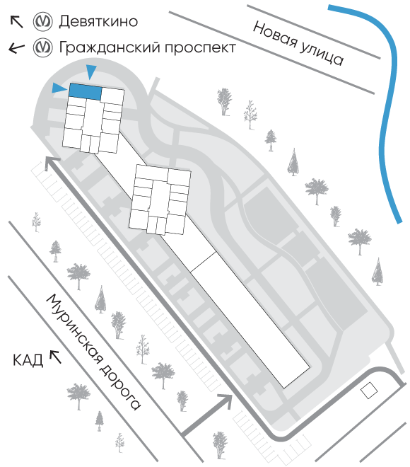 Расположение дома