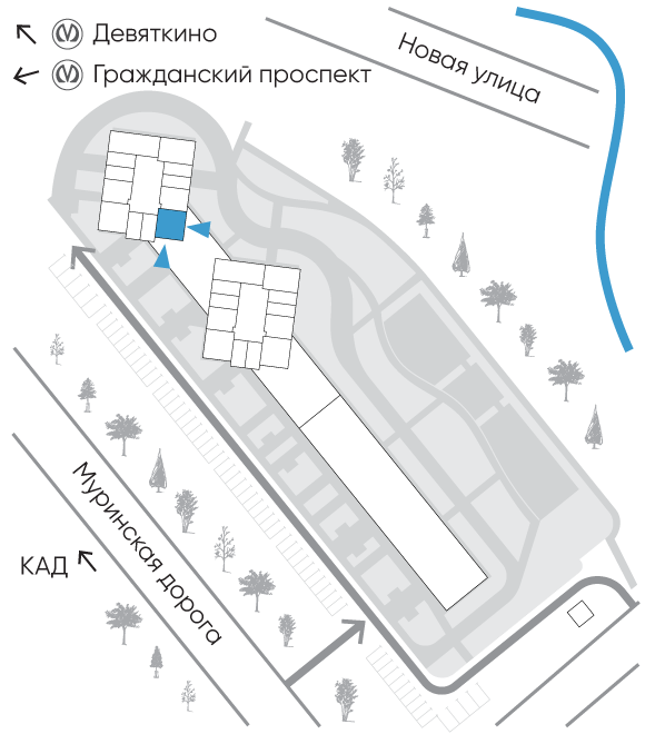 Расположение дома