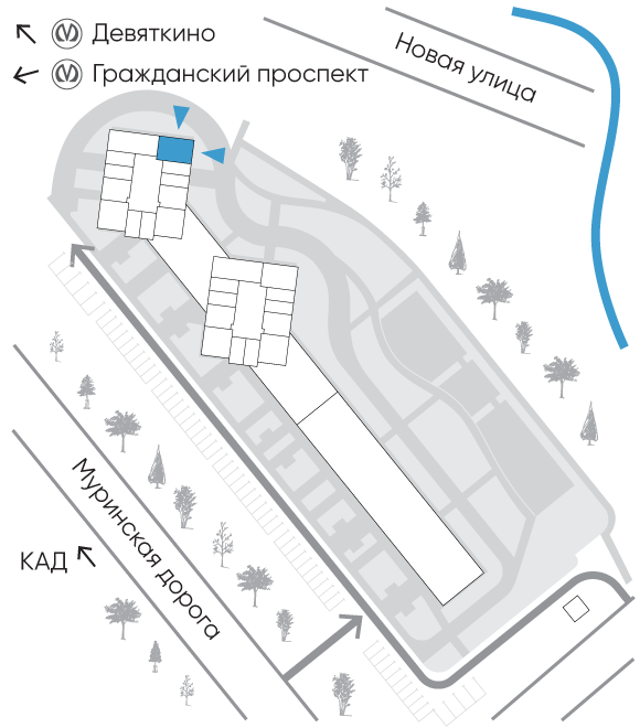 Расположение дома