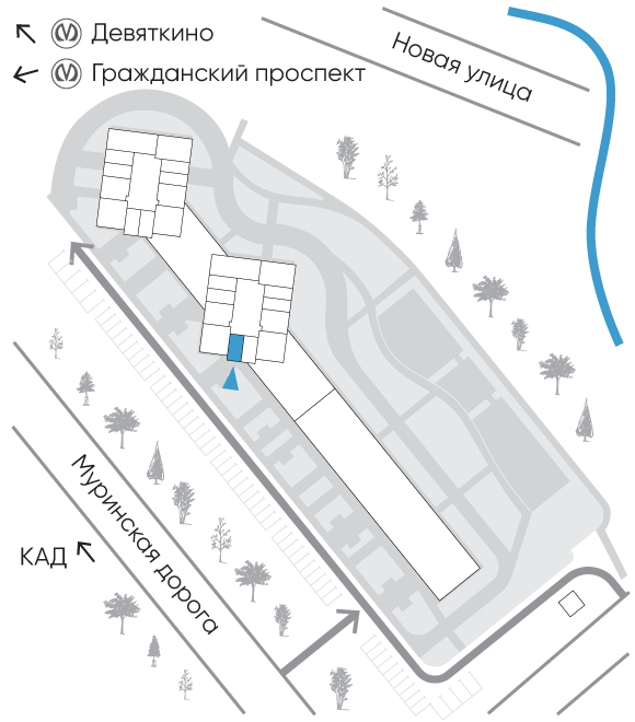 Расположение дома