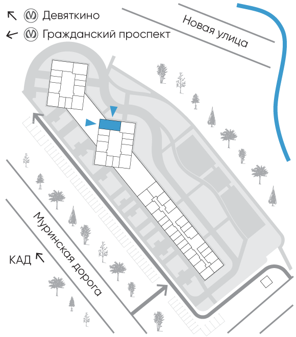 Расположение дома