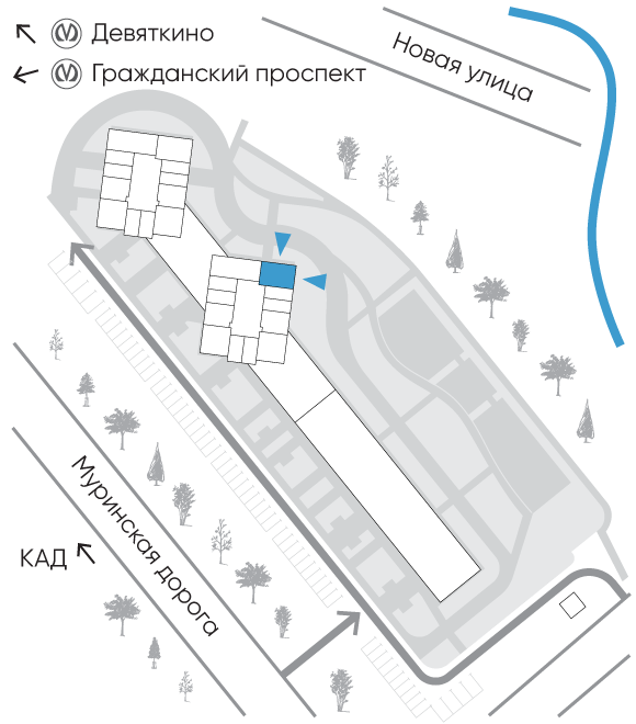 Расположение дома