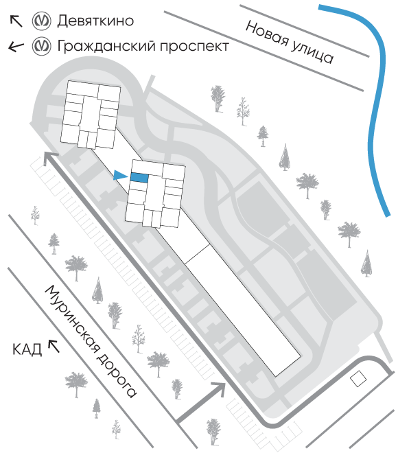 Расположение дома