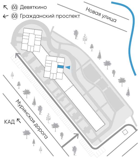 Расположение дома