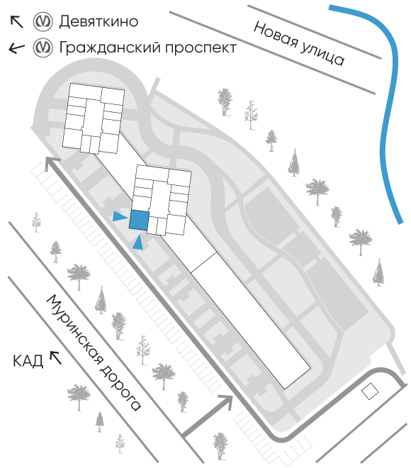 Расположение дома