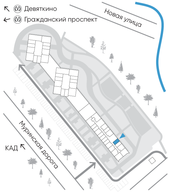 Расположение дома