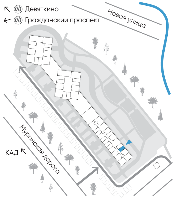 Расположение дома