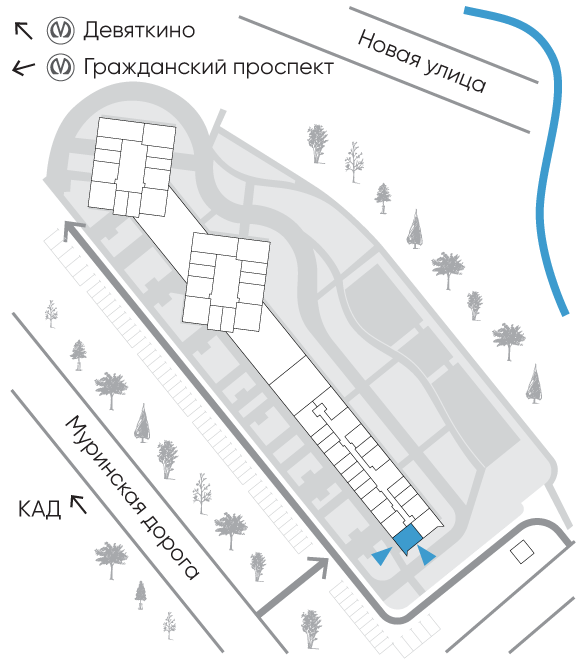 Расположение дома