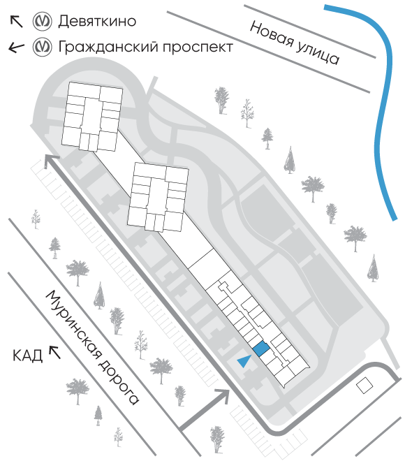 Расположение дома