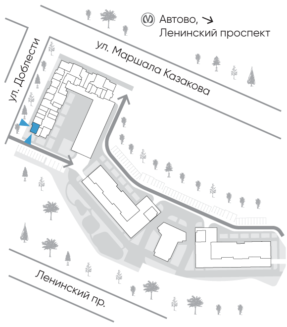 Расположение дома