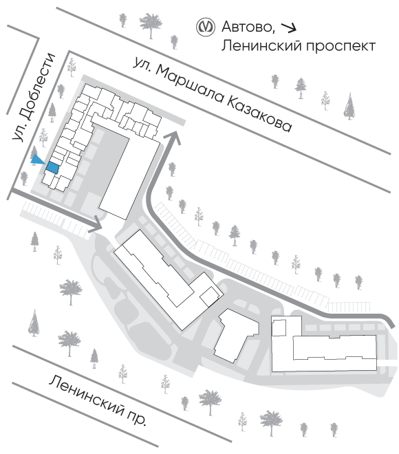 Расположение дома