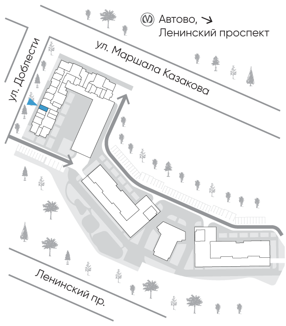 Расположение дома