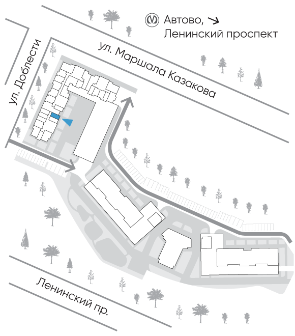 Расположение дома