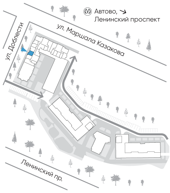 Расположение дома