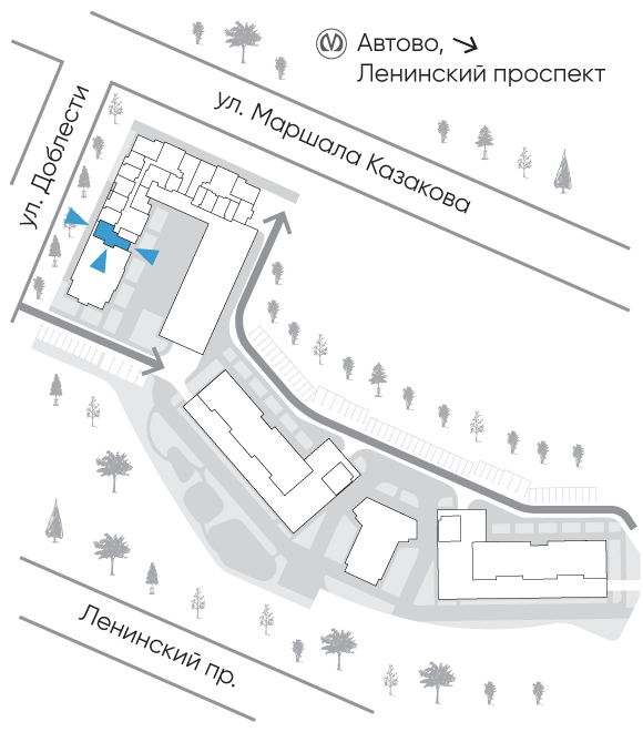 Расположение дома