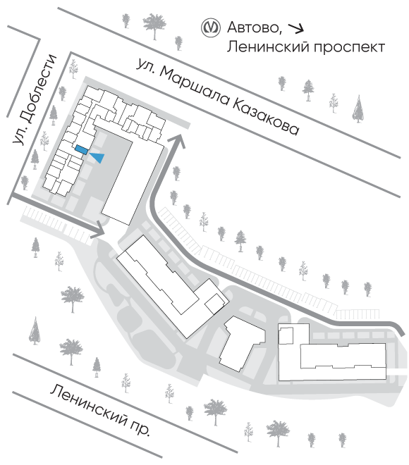 Расположение дома