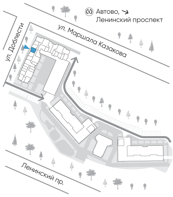 Расположение дома