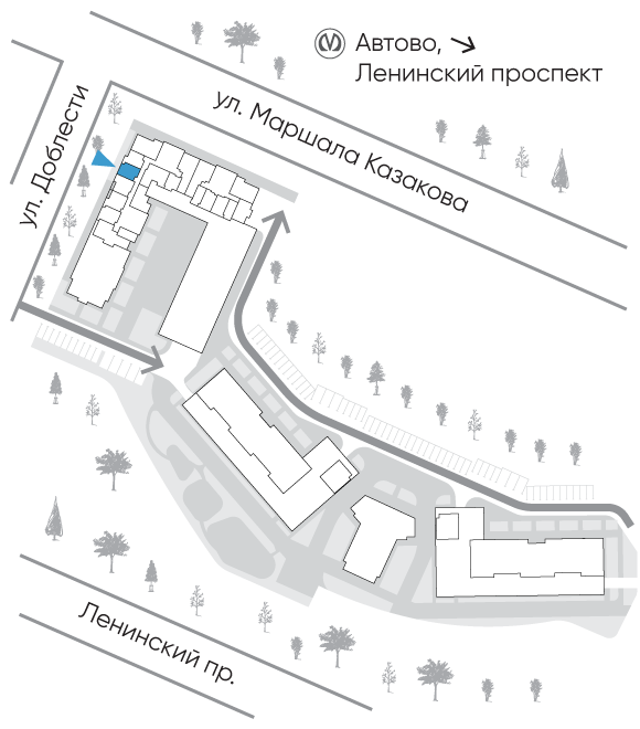 Расположение дома