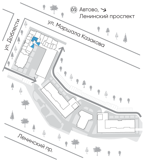 Расположение дома