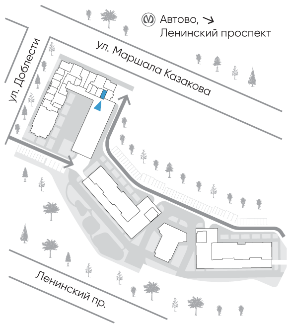 Расположение дома