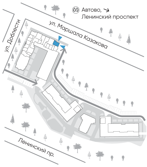 Расположение дома