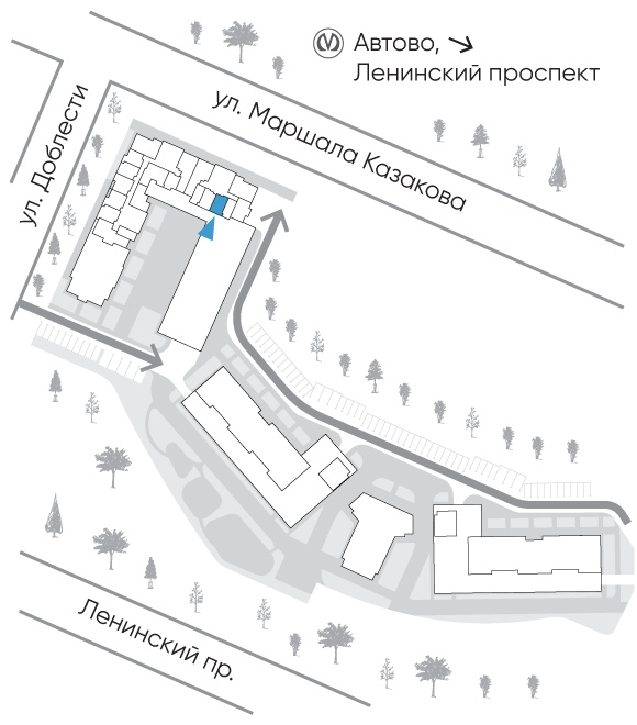 Расположение дома