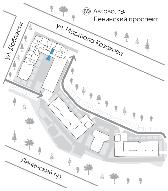 Расположение дома