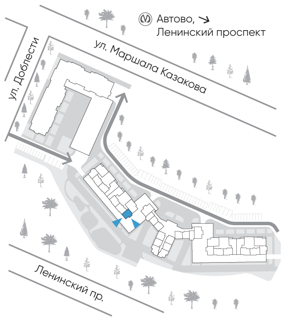 Расположение дома