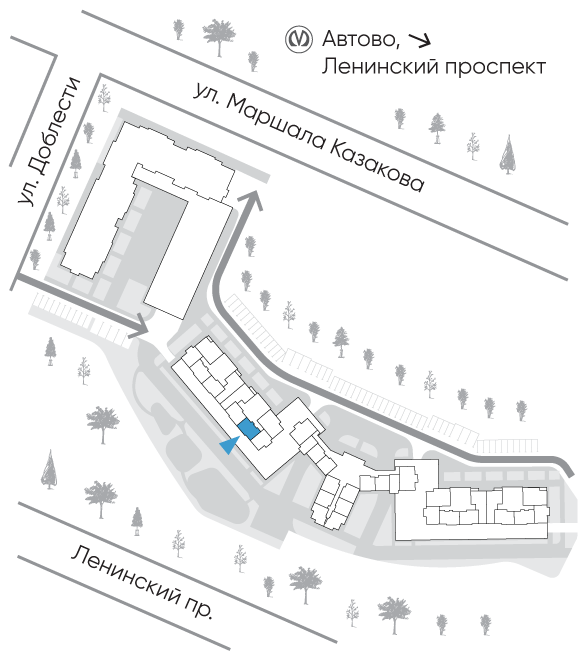 Расположение дома