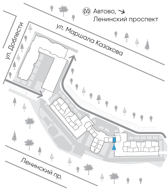 Расположение дома