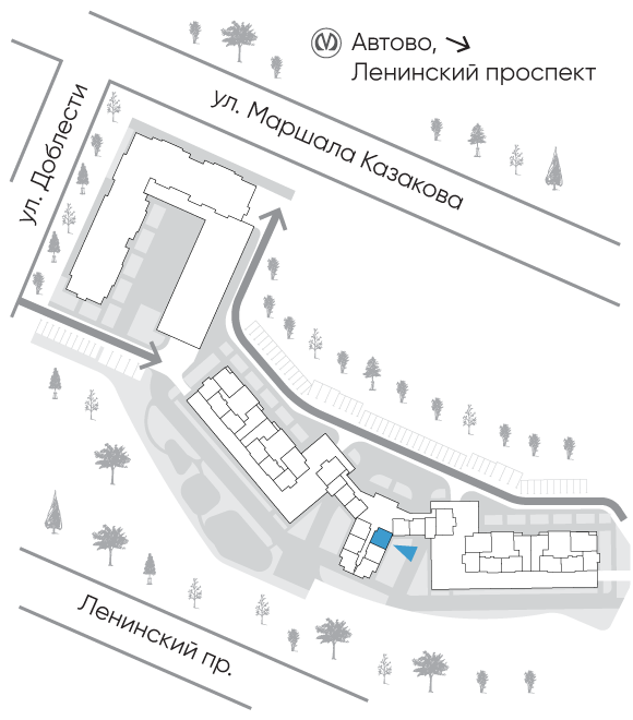 Расположение дома