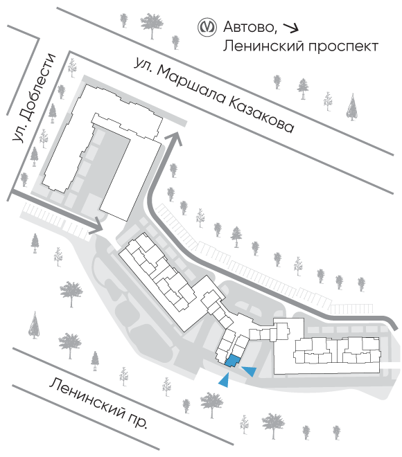 Расположение дома