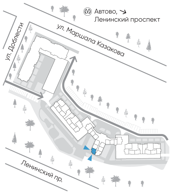 Расположение дома