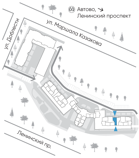 Расположение дома