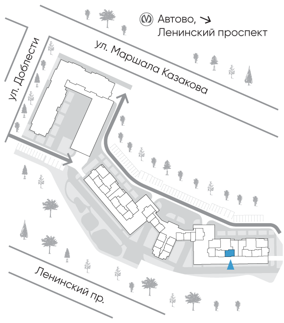 Расположение дома