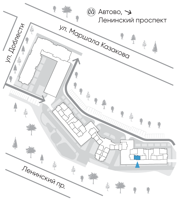 Расположение дома