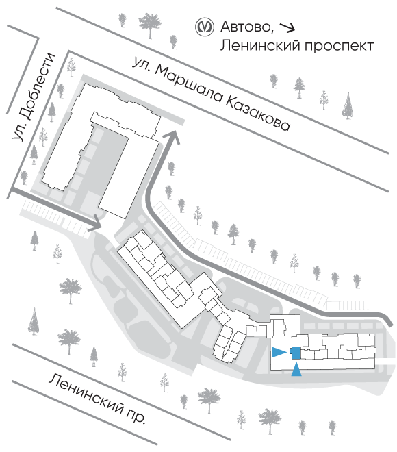 Расположение дома