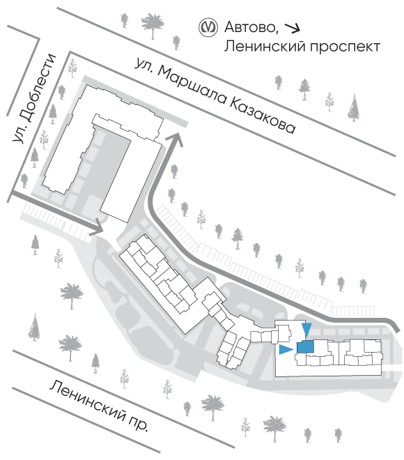 Расположение дома