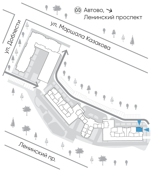 Расположение дома