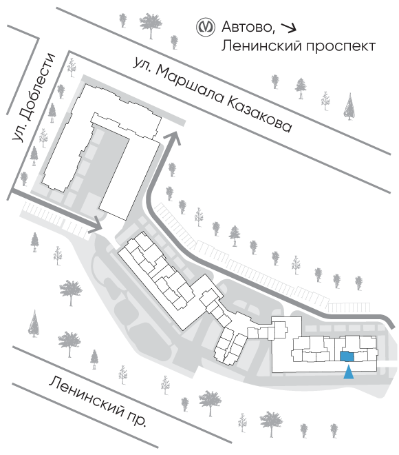 Расположение дома