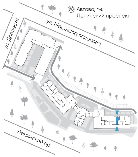 Расположение дома