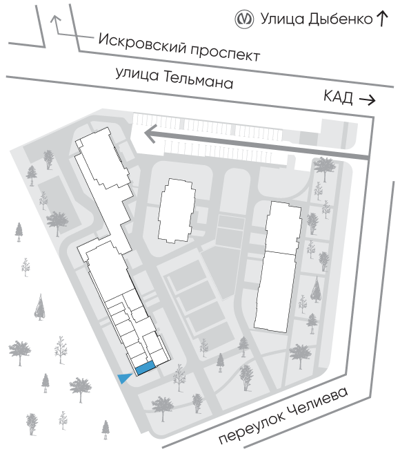 Расположение дома