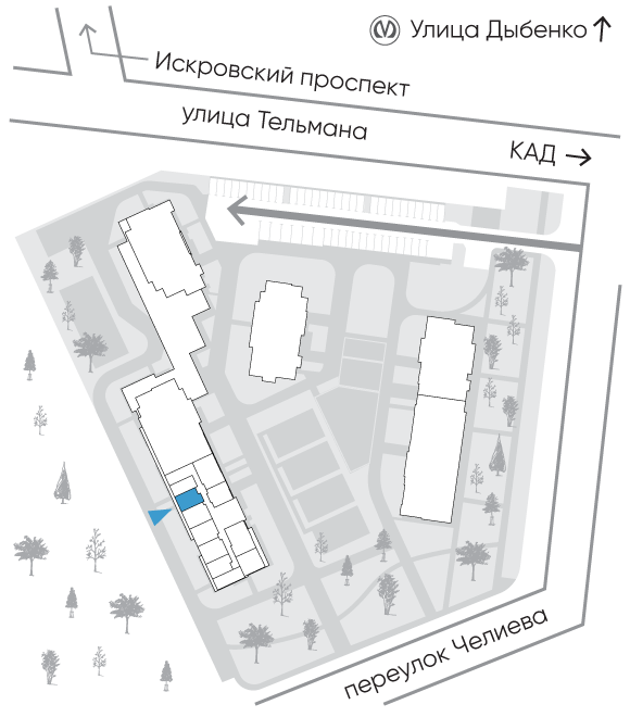 Расположение дома