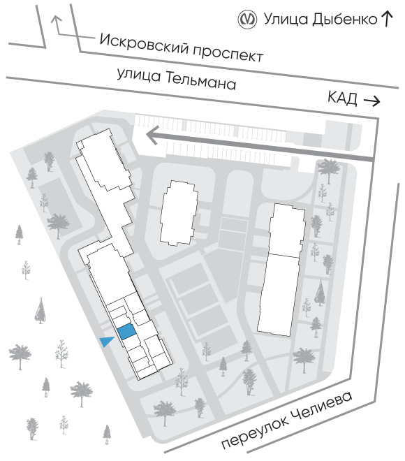 Расположение дома