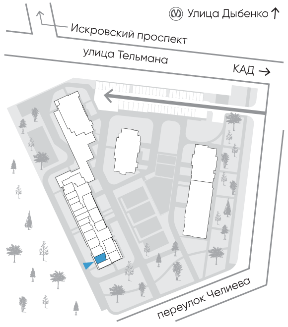 Расположение дома